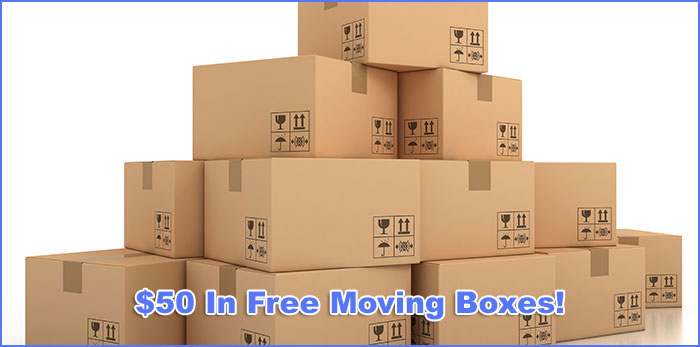 Free Moving Boxes When You Book Your Next Move!