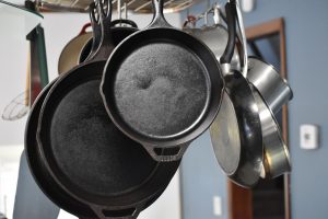 Packing pots and pans for a move