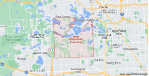 West Bloomfield moving map